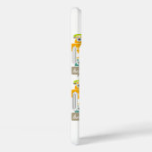 Mint Oranje Aqua Tan Retro Telefoon Hallo Case-Mate iPhone Case (Achterkant / Rechts)