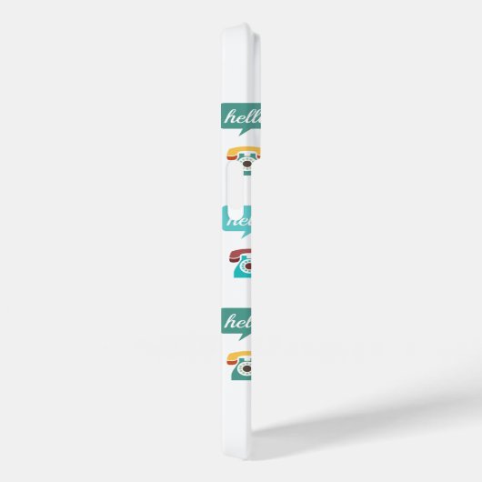 Mint Oranje Aqua Tan Retro Telefoon Hallo Case-Mate iPhone Case (Achterkant / Rechts)