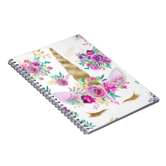 Mint, Paars, goudvlies Notitieboek (Rechterzijde)