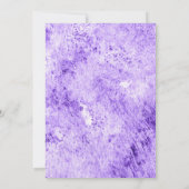 Mint & Paarse Bloemen Bachelorette Feestuitnodigin Kaart (Achterkant)