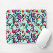  Mint Paisley Muismat (Met muis)