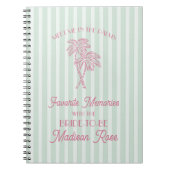 Mint Palm Springs Favoriete Herinneringen met de B Notitieboek (Voorkant)