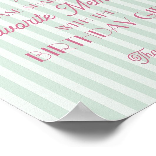 Mint Palm Springs Favoriete herinneringen met verj Poster (Hoek)