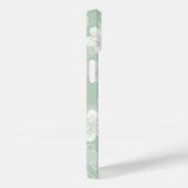 Mint Peach Floral Pastel Lace  Case-Mate iPhone Case (Achterkant / Rechts)