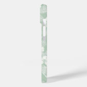 Mint Peach Floral Pastel Lace  Case-Mate iPhone Case (Achterkant / Links)