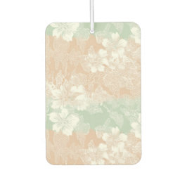 Mint Peach Floral Pastel Lace Luchtverfrisser