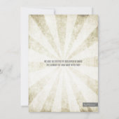 Mint & Peach Gender onthulling Partij Kaart (Achterkant)