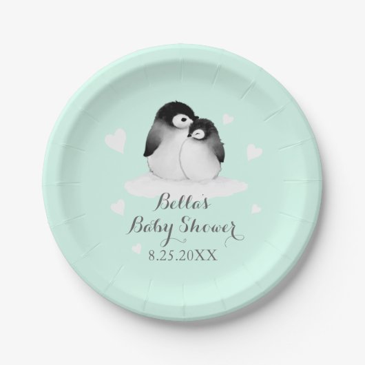Mint Penguin Papier Bord (Voorkant)
