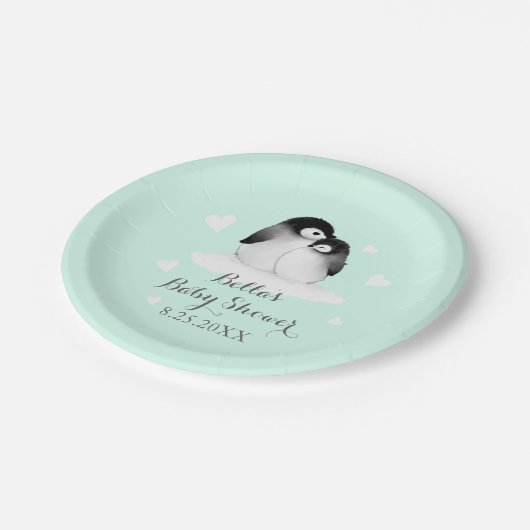 Mint Penguin Papier Bord (Gekanteld)