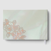  Mint Peony Wedding Folie Guestbook Gastenboek (Achterkant)
