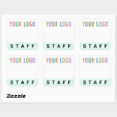 Mint Personeel Naam Stickers Labels Blanco Naam Ta (Vel)