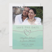 Mint Photo Wedding Save The Date (Voorkant)
