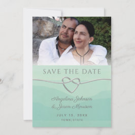 Mint Photo Wedding Save The Date