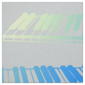 Mint Piano Keys Stof (Swatch)