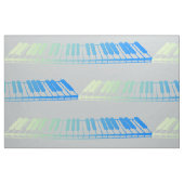 Mint Piano Keys Stof (Fat Quarter)