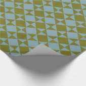 Mint Pine Diamond Tile  Cadeaupapier (Hoek)