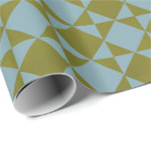 Mint Pine Diamond Tile  Cadeaupapier (Rol Hoek)