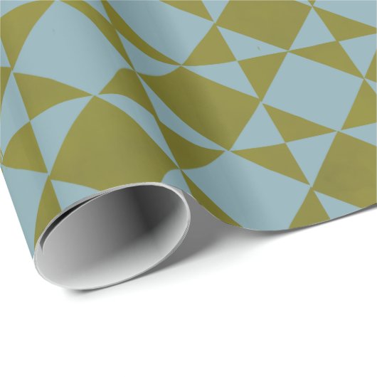 Mint Pine Diamond Tile Cadeaupapier (Rol Hoek)