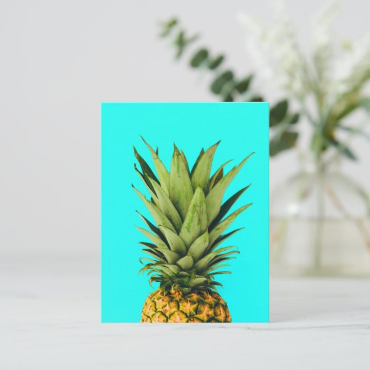 Mint Pineapple Bovenste Briefkaart (Staand voorkant)