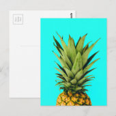 Mint Pineapple Bovenste Briefkaart (Voorkant / Achterkant)