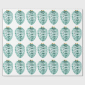 Mint Pinecones inpakpapier (Vlak)