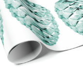 Mint Pinecones inpakpapier (Rol Hoek)