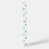 Mint Polka Dot Case-Mate iPhone Case (Achterkant / Links)