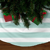 Mint Preppy Stripes Kerstboom Rok