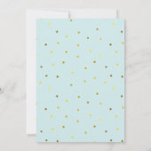 Mint Princess Cameo Girl Birthday Kaart (Achterkant)