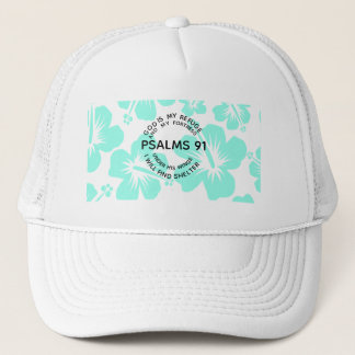 Mint psalms 91 flower  trucker pet