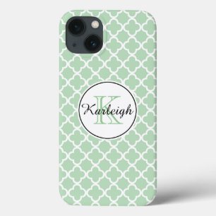 Mint Quatrefoil Case-Mate iPhone Case