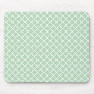 Mint Quatrefoil Muismat