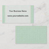 Mint Quatrefoil Visitekaartje (Voorkant / Achterkant)