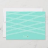 Mint Relax Script Baby shower Kaart (Achterkant)