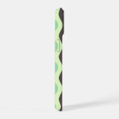 Mint Ripple Wave Telefoonhoesje iPhone 15 Case (Rechterkant)