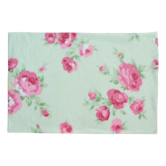 Mint Roos Enkele Kussensloop (Achterkant)