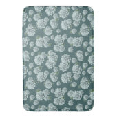 Mint Rosette Succulents Herhaalt Afdruk op Pine Gr Badmat (Voorkant Verticaal)