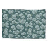 Mint Rosette Succulents Herhaalt Afdruk op Pine Gr Kussensloop (Achterkant)