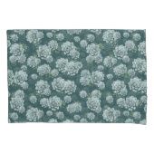Mint Rosette Succulents Herhaalt Afdruk op Pine Gr Kussensloop (Voorkant)