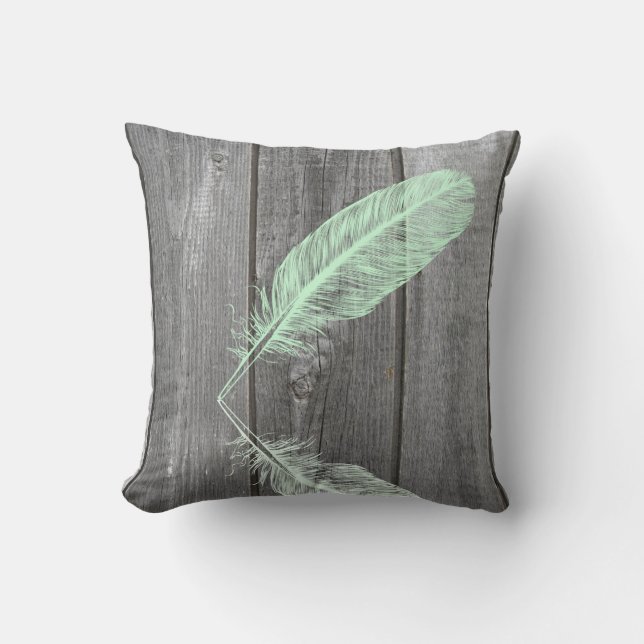 Mint & Roze doezelaar Kussen (Voorkant)
