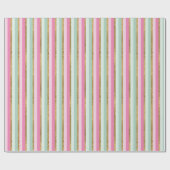 Mint-roze en goudoliesnijpen cadeaupapier (Vlak)