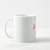 Mint Roze Vlinders Schoonheid Is In Koffiemok (Links)