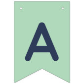 Mint & Roze zoete Panda ontwerp Vlaggetjes (Derde vlag)