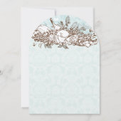 Mint Rustic Forest Vods Oak Tree Wedding Kaart (Voorkant)