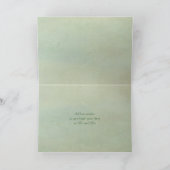Mint Rustic Wedding Congress Card Lesbian Brides Kaart (Binnen)