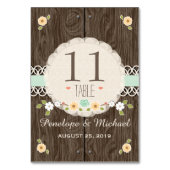 MINT RUSTIEKE BLOEMEN BOHO TROUWTAFEL NUMMER KAART (Achterkant)