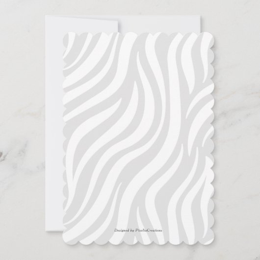 Mint Safari over leuke moderne babyjongens en meis Kaart (Achterkant)