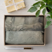 Mint Sage Allure Adorned Cat Roaring 20's Tissuepapier (Geschenk)