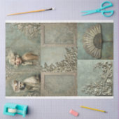 Mint Sage Allure Roaring 20's Matching Collection Tissuepapier (Craft)