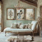 Mint Sage Green Abstracte kersenbloesems Tissuepapier